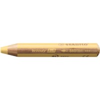 STABILO Multitalent-Stift woody 3 in 1, 10 mm, pastellgelb