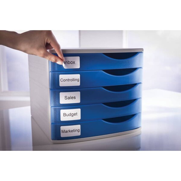 AVERY ZWECKFORM Rollen-Etiketten abl&ouml;sbar, 19x51mm, 500 St&uuml;ck, wei&szlig; AS0722550