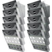 helit 5er Wand-Prospekthalter "the grid wall", DIN A4 hoch