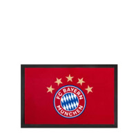 FC BAYERN MÜNCHEN Fußmatte 60x40cm Logo rot