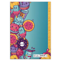 RNK Notizbuch "Sweets", A4, 96 Blatt, blanko 46810