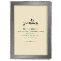 GOLDBUCH Bilderrahmen Ascoli silber f.13x18cm