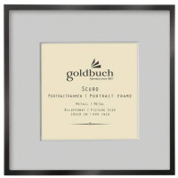 GOLDBUCH Bilderrahmen Scuro schwarz f.10x10cm Metall