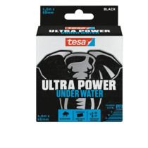 tesa Gewebeband Ultra Power Under Water schwarz 50mm x 1,5m