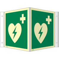 MOEDEL Winkelschild Automatisierter ext. Defibrillator...