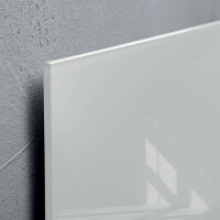 sigel Glas-Magnettafel Artverum, 100x100cm, grau
