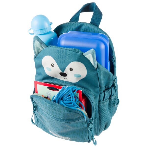 SCHNEIDERS Kinderrucksack Wolf petrol 49460-064