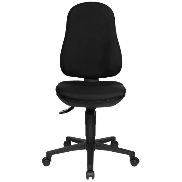 TOPSTAR Drehstuhl Support SY ohne Armlehnen, mit Hartbodenrollen, schwarz 8550G20H