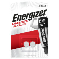 ENERGIZER Knopfzellen-Batterie Alkali-Mangan LR44 A76, 2...