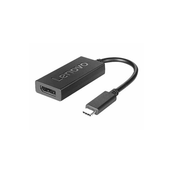 Lenovo DisplayPort USB Adapter,USB-C,20cm,schwarz