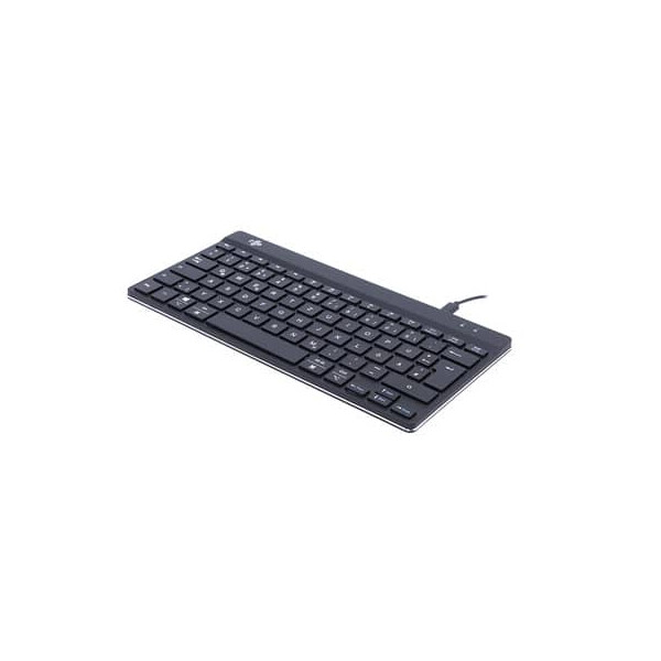 R-Go Tools Tastatur, Compact Break, QWERTZ (DE), schwarz, kabelgebunden