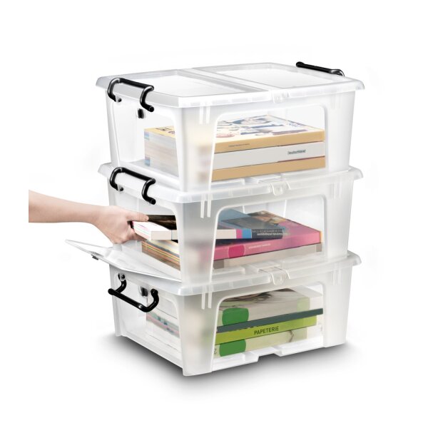 STRATA Ablagebox 20l, transparent 2006950110