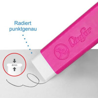 LÄUFER Radiergummi Pocket 2 pink