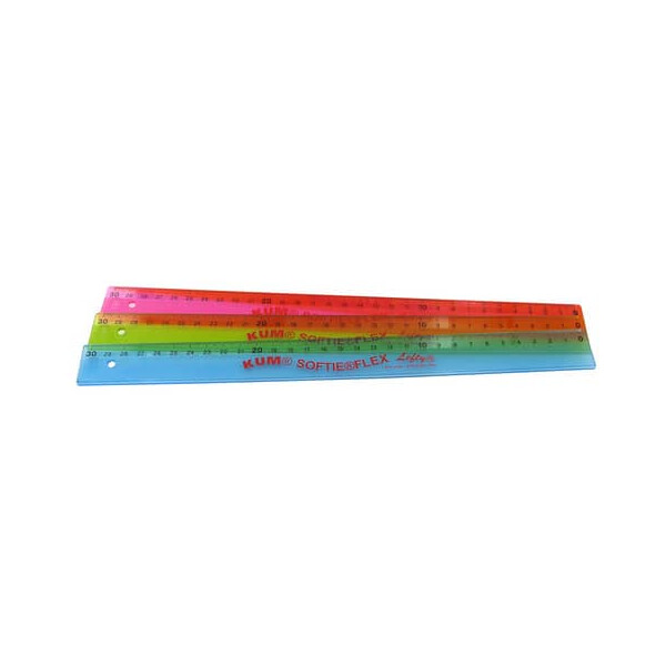 KUM Plastiklineal Sotie Flex 30 cm Lefty