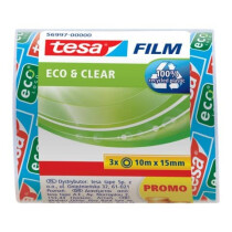 TESA Klebefilm Eco & Clear transparent 3 Rollen...