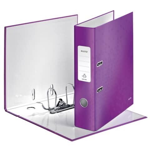 LEITZ Qualitäts-Ordner 180° WOW, A4, 8cm, violett metallic