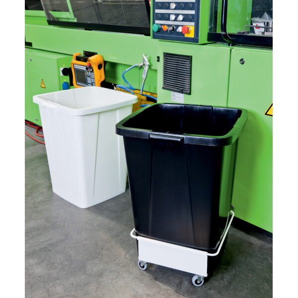 DURABLE Abfallbehälter DURABIN 90, quadratisch, blau