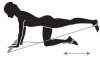 SCHILDKRÖT Fitnessstab Gymnastics Stick, silber schwarz