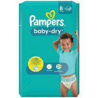Pampers Windeln baby-dry Größe 8 Extra Large,...