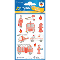 AVERY Zweckform ZDesign KIDS Papier-Sticker, rot
