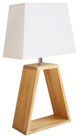 UNiLUX LED-Tischleuchte DUNE, weiß Holz