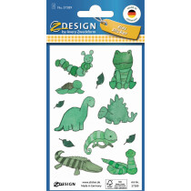 AVERY Zweckform ZDesign KIDS Papier-Sticker, grün