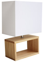 UNiLUX LED-Tischleuchte DEKO, weiß Holz