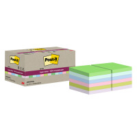 Post-it Haftnotizen super sticky Recycling notes, farbig