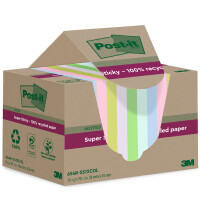 Post-it Haftnotizen super sticky Recycling notes, farbig