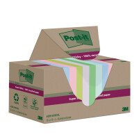 Post-it Haftnotizen super sticky Recycling notes, farbig