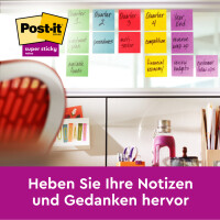 Post-it Haftnotizen super sticky notes, 47,6 x 47,6 mm