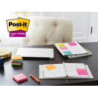 Post-it super sticky notes Haftnotizen, 47,6 x 47,6 mm