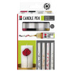 Marabu Kerzenmalfarbe "Candle Pen", 4er Set