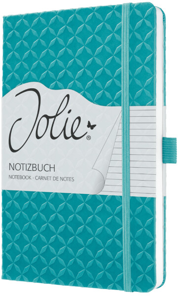 sigel Notizbuch Jolie Flair, Kunstleder, DIN A5, türkis