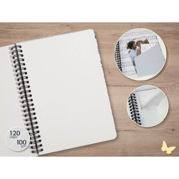 sigel Spiralbuch Jolie Inspire "Brush Marks", DIN A5