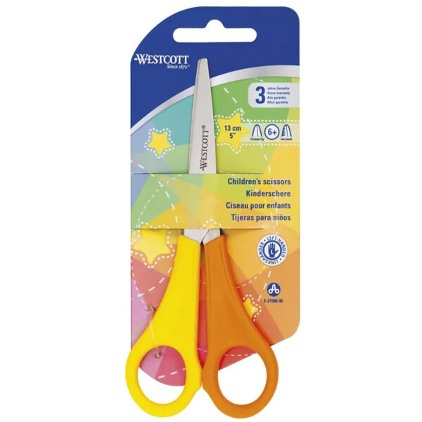 WESTCOTT Bastelschere Kids, spitz, 130 mm, blau