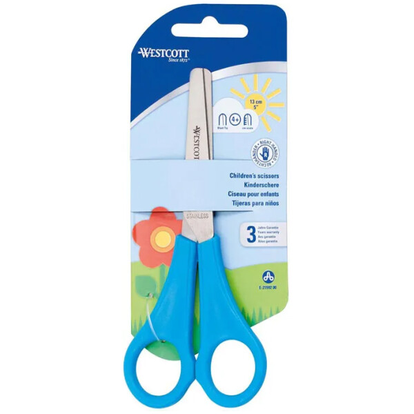 WESTCOTT Bastelschere Kids, spitz, 130 mm, blau