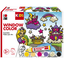 Marabu KiDS Window Color-Set "Prinzessin", 6 x...