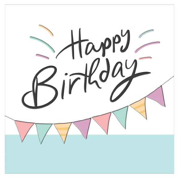 SUSY CARD Geburtstagskarte "Happy Eco B-day" Cake