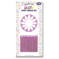 Clairefontaine Geburtstagskerzen, farbig weiß...