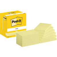 Post-it Haftnotizen notes, 51 x 38 mm, gelb