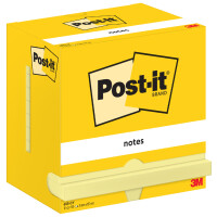 Post-it Haftnotizen notes, 51 x 38 mm, gelb