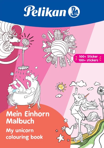 Pelikan Malbuch "Mein Einhorn", DIN A4, inkl. 100 Sticker