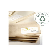 AVERY Zweckform Recycling Universal-Etiketten, 105 x 74 mm