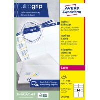 AVERY Zweckform QuickPEEL Adress-Etiketten, 63,5 x 38,1 mm
