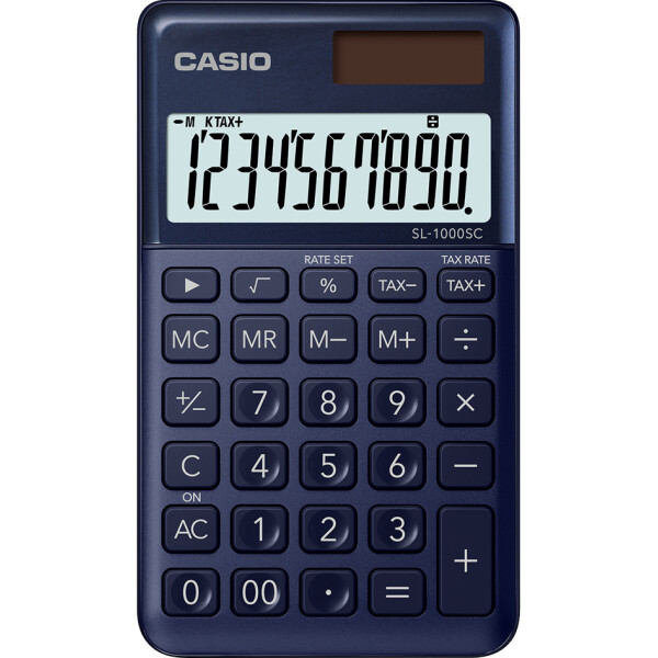 CASIO Taschenrechner SL-1000 SC-NY, Solar- Batteriebetrieb