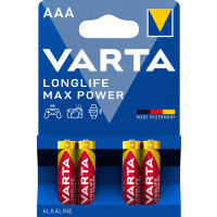 VARTA Alkaline Batterie Longlife Max Power, Micro (AAA)