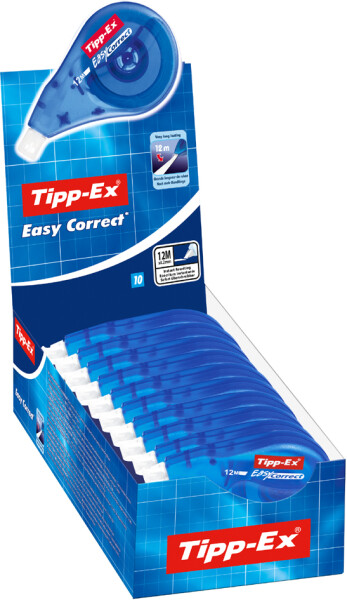 Tipp-Ex Korrekturroller Easy Correct, 4,2 mm x 12 m, Display