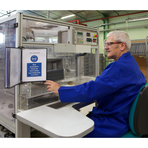 djois by tarifold Wandsichttafelsystem PRO, DIN A4, bestückt