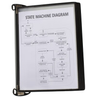 djois by tarifold Wandsichttafelsystem PRO, DIN A4, bestückt